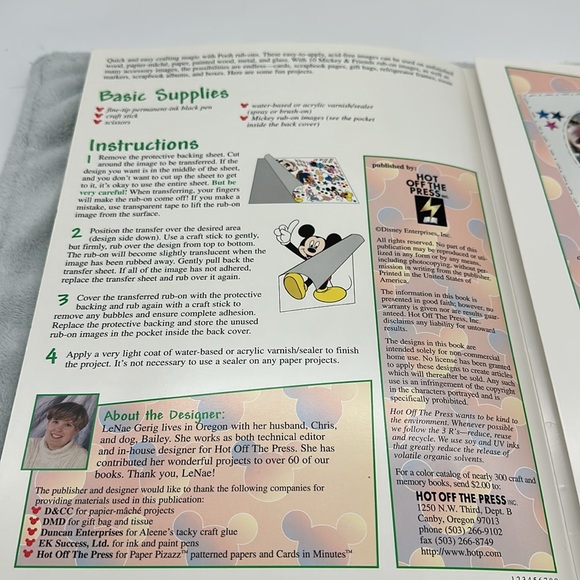 Disney Vintage Mickey Mouse & Friends (Saying’s) Transfer Stickers & Folder - Picture 3 of 9